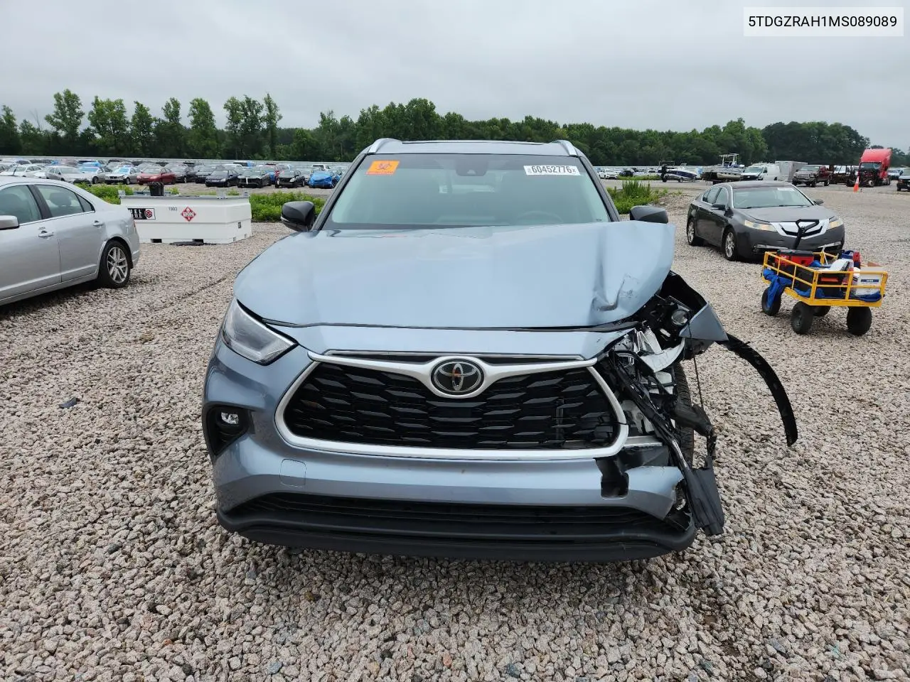 2021 Toyota Highlander Xle VIN: 5TDGZRAH1MS089089 Lot: 60452776