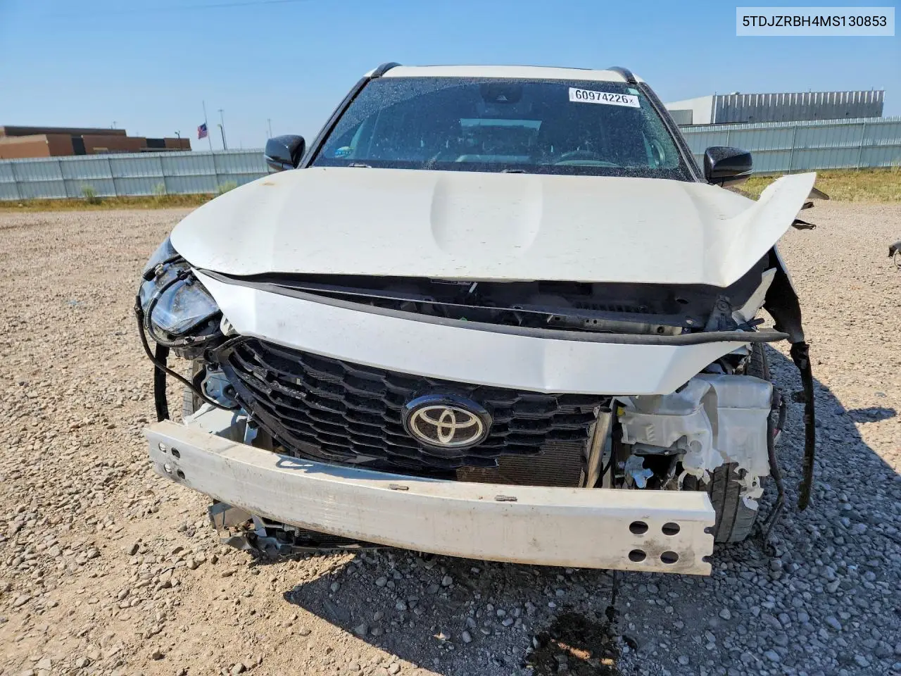 2021 Toyota Highlander Xse VIN: 5TDJZRBH4MS130853 Lot: 60974226