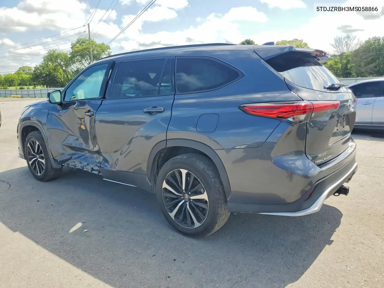 2021 Toyota Highlander Xse VIN: 5TDJZRBH3MS058866 Lot: 61744796