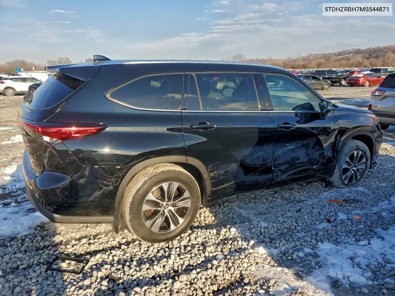 5TDHZRBH7MS544871 2021 Toyota Highlander