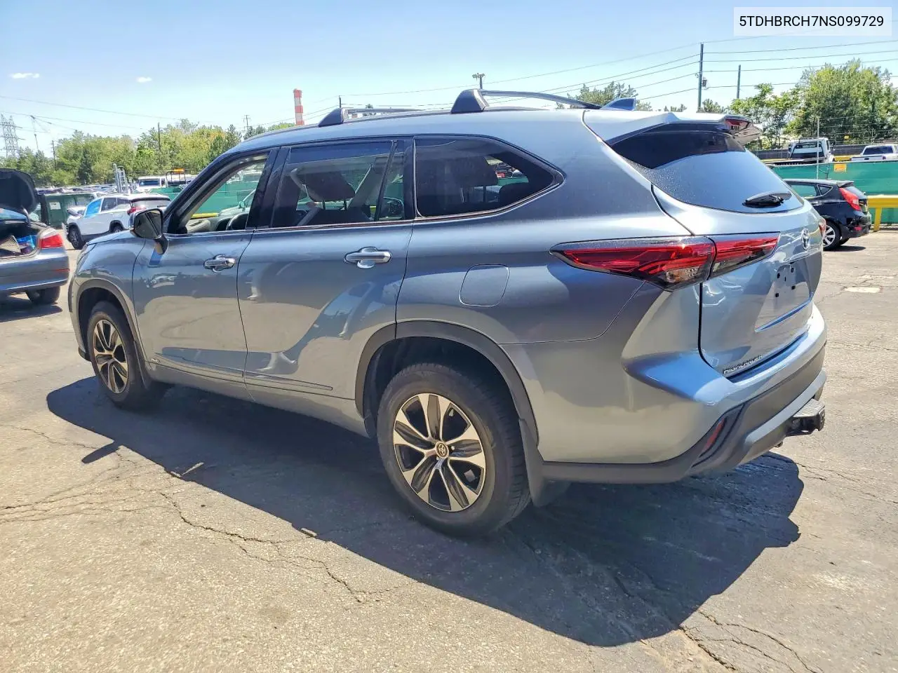 2022 Toyota Highlander Hybrid Xle VIN: 5TDHBRCH7NS099729 Lot: 61004646