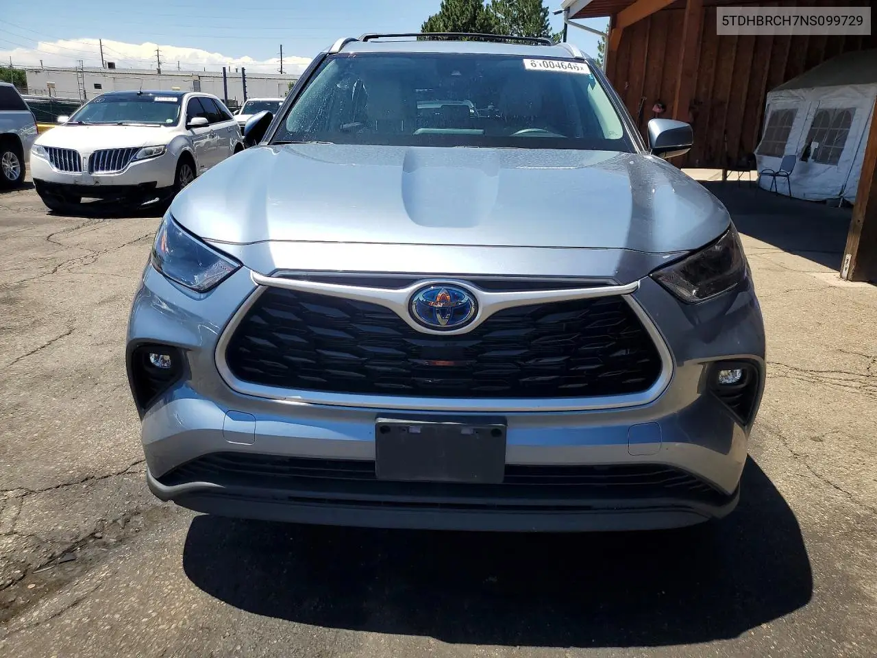 2022 Toyota Highlander Hybrid Xle VIN: 5TDHBRCH7NS099729 Lot: 61004646