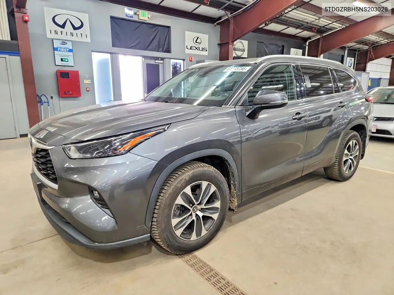 2022 Toyota Highlander Sport VIN: 5TDGZRBH5NS203028 Lot: 61473756