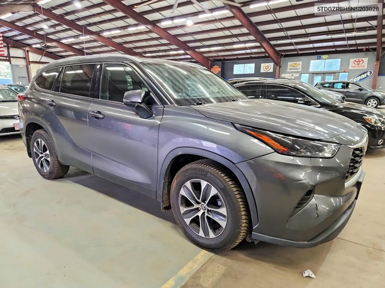 2022 Toyota Highlander Sport VIN: 5TDGZRBH5NS203028 Lot: 61473756