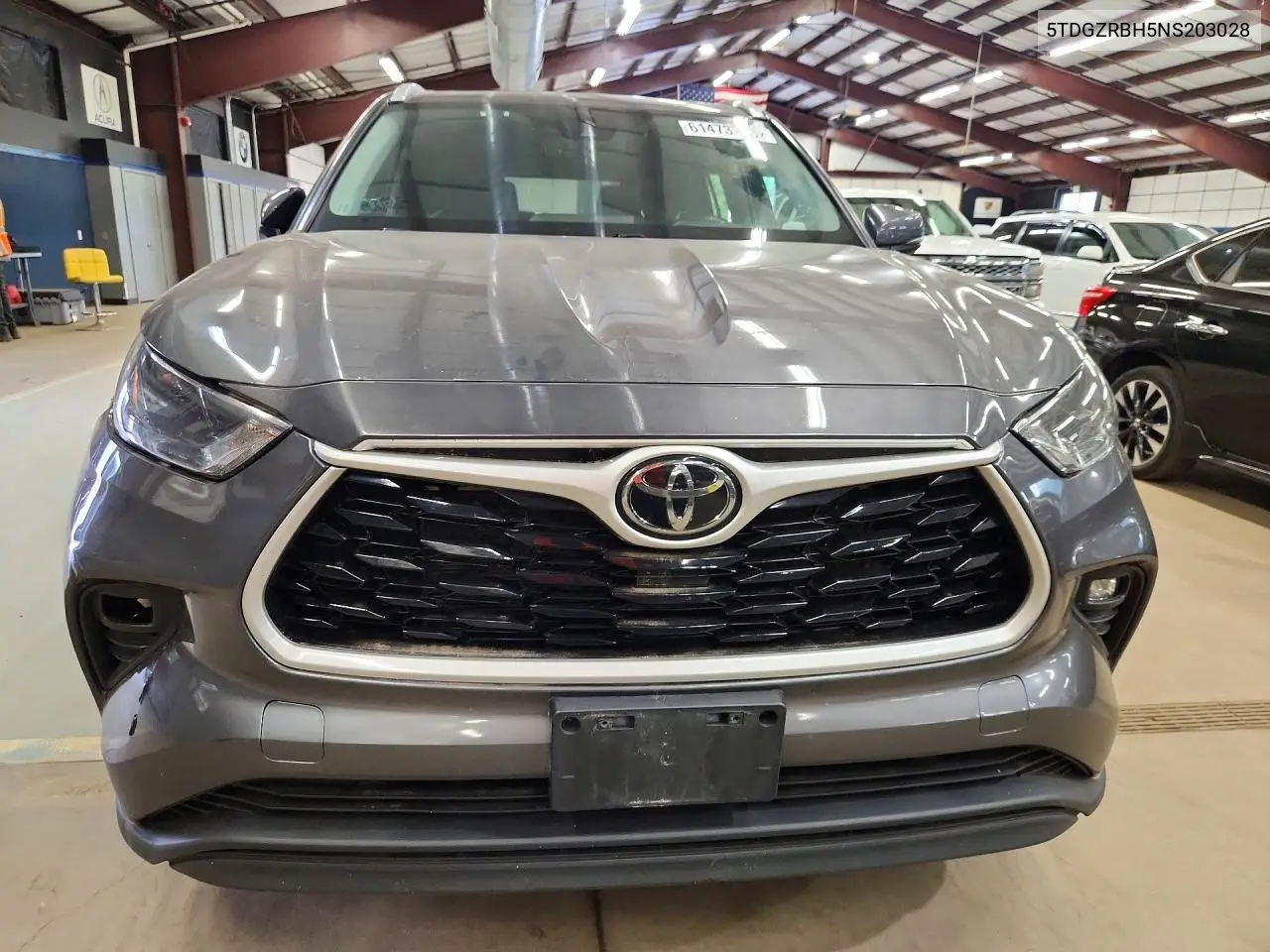 2022 Toyota Highlander Sport VIN: 5TDGZRBH5NS203028 Lot: 61473756