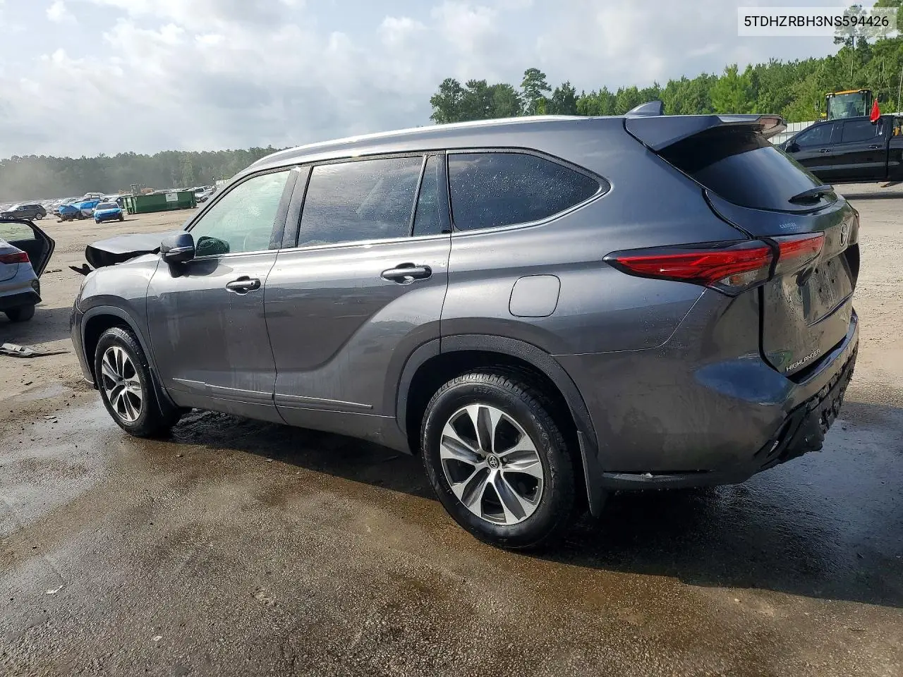 2022 Toyota Highlander Xle VIN: 5TDHZRBH3NS594426 Lot: 61565446