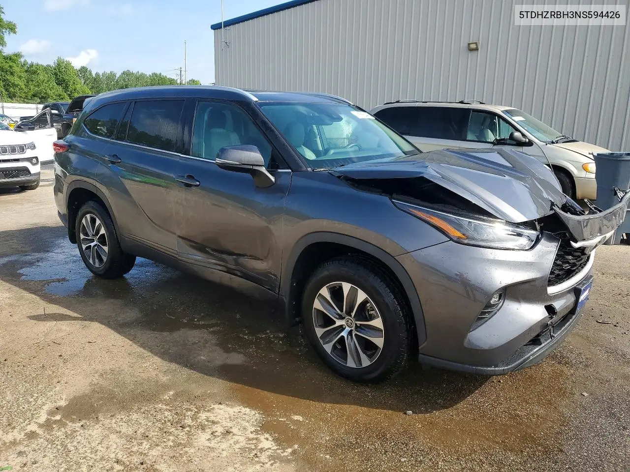 2022 Toyota Highlander Xle VIN: 5TDHZRBH3NS594426 Lot: 61565446