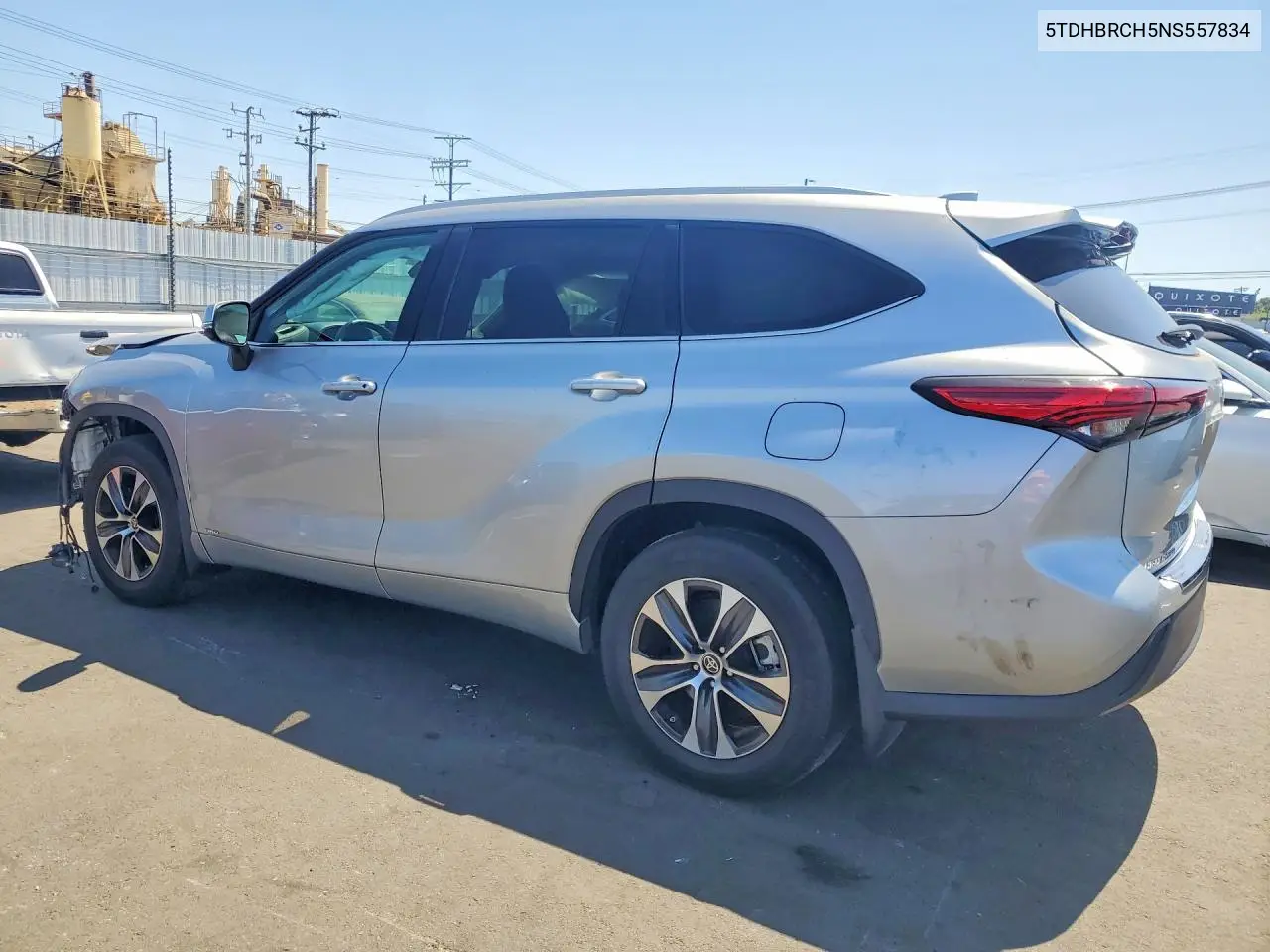 2022 Toyota Highlander Hybrid Xle VIN: 5TDHBRCH5NS557834 Lot: 61984796