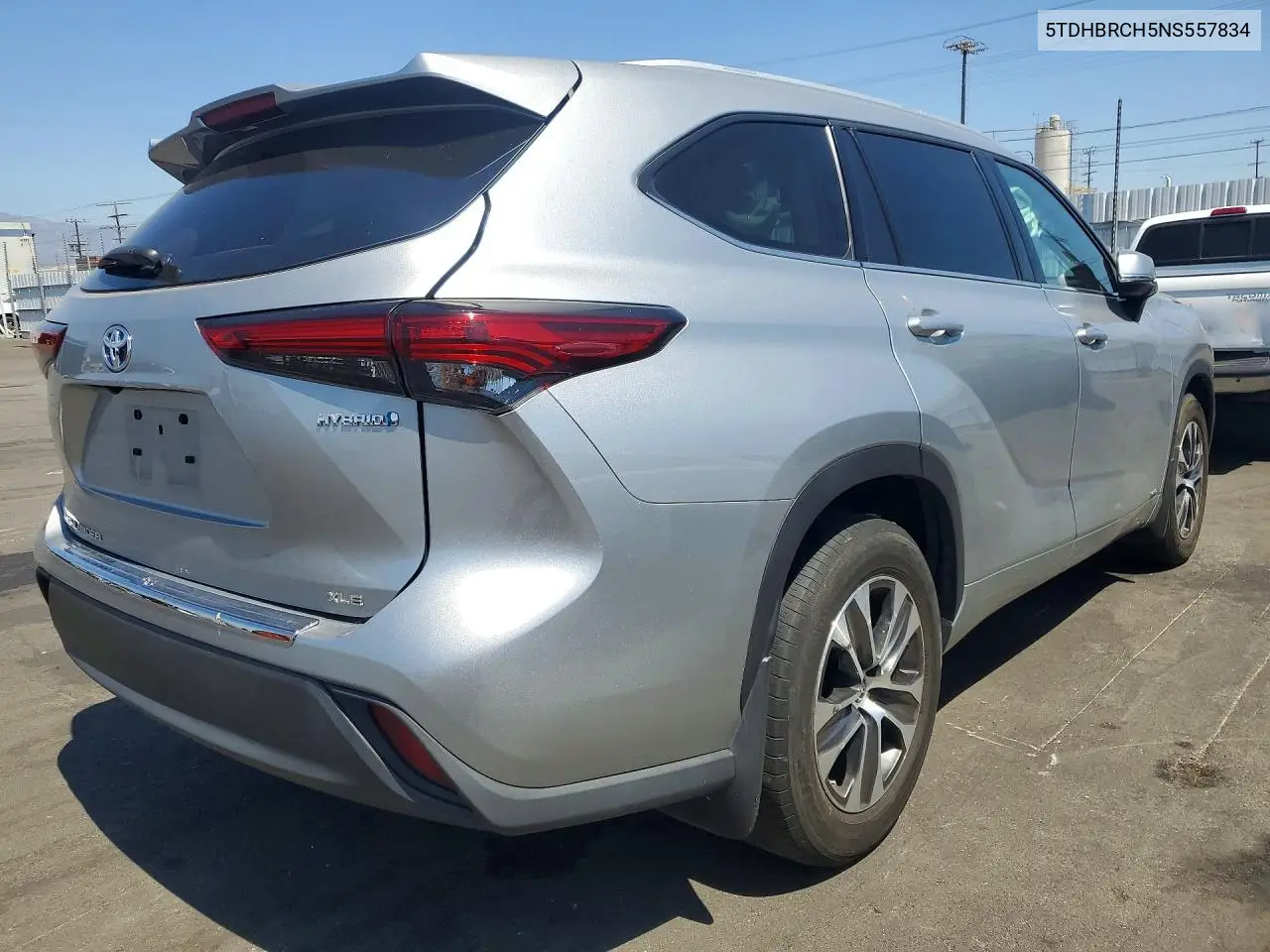 2022 Toyota Highlander Hybrid Xle VIN: 5TDHBRCH5NS557834 Lot: 61984796
