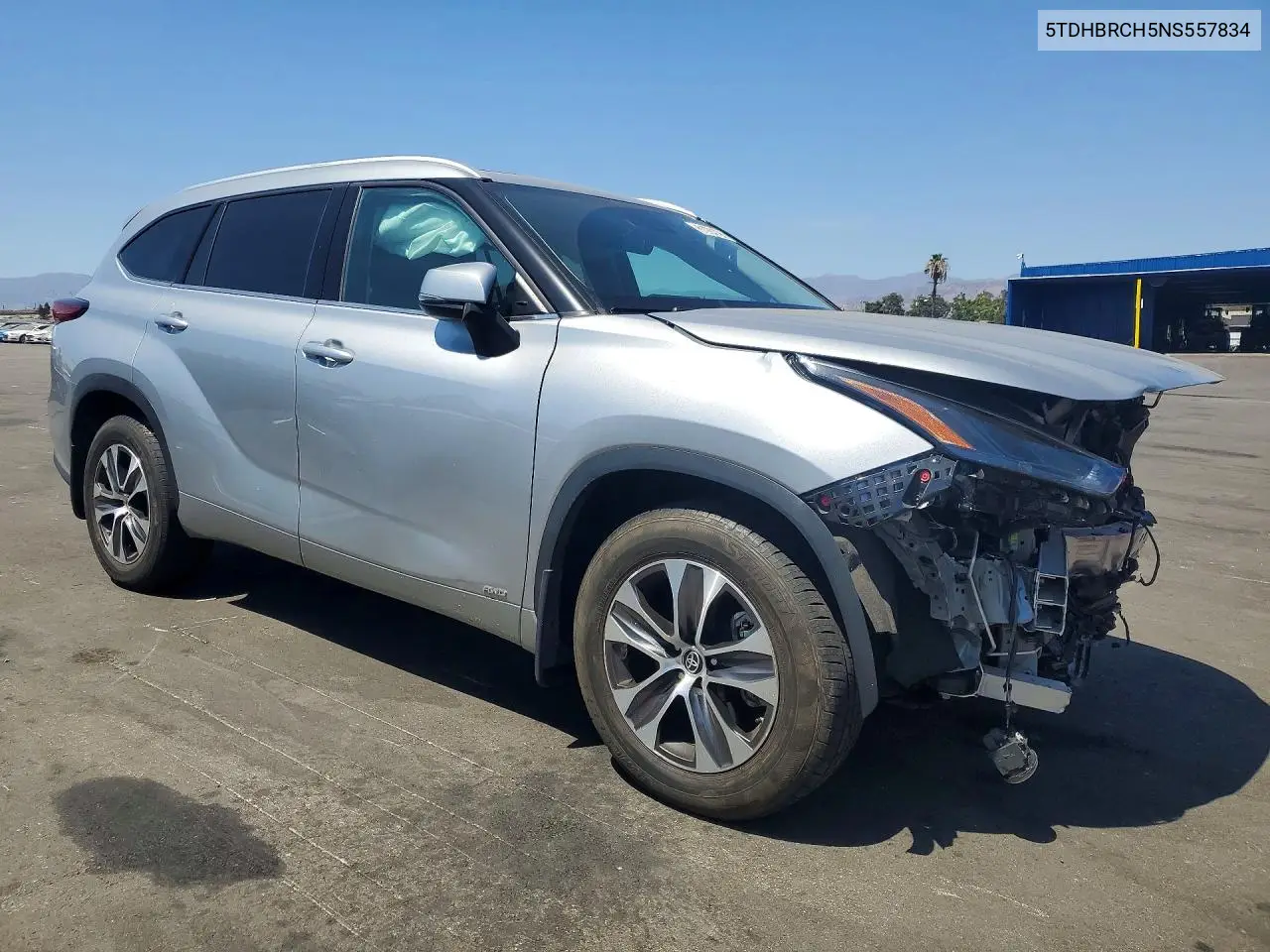 2022 Toyota Highlander Hybrid Xle VIN: 5TDHBRCH5NS557834 Lot: 61984796