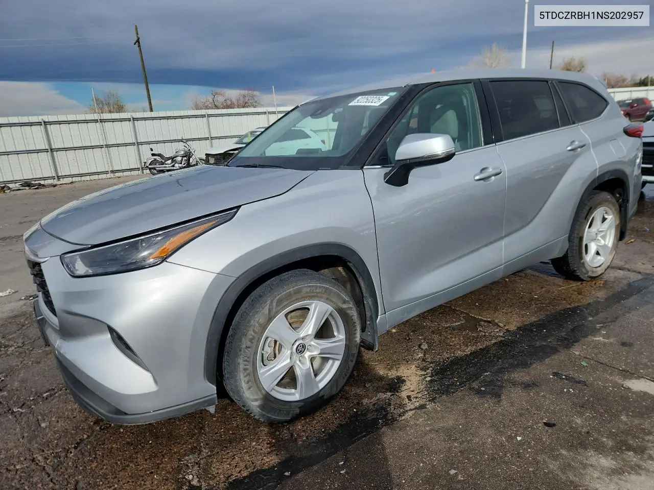 5TDCZRBH1NS202957 2022 Toyota Highlander L