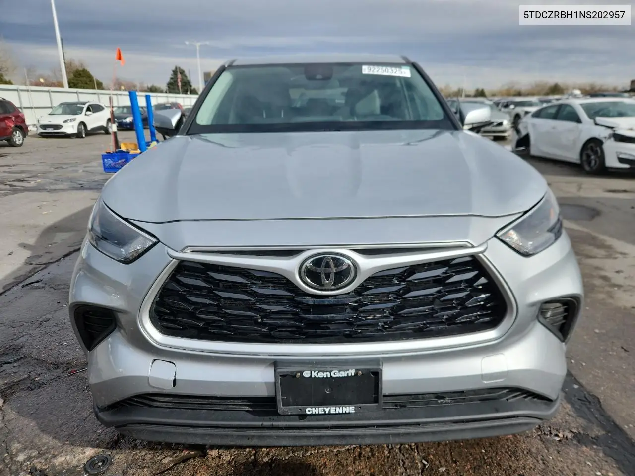 5TDCZRBH1NS202957 2022 Toyota Highlander L