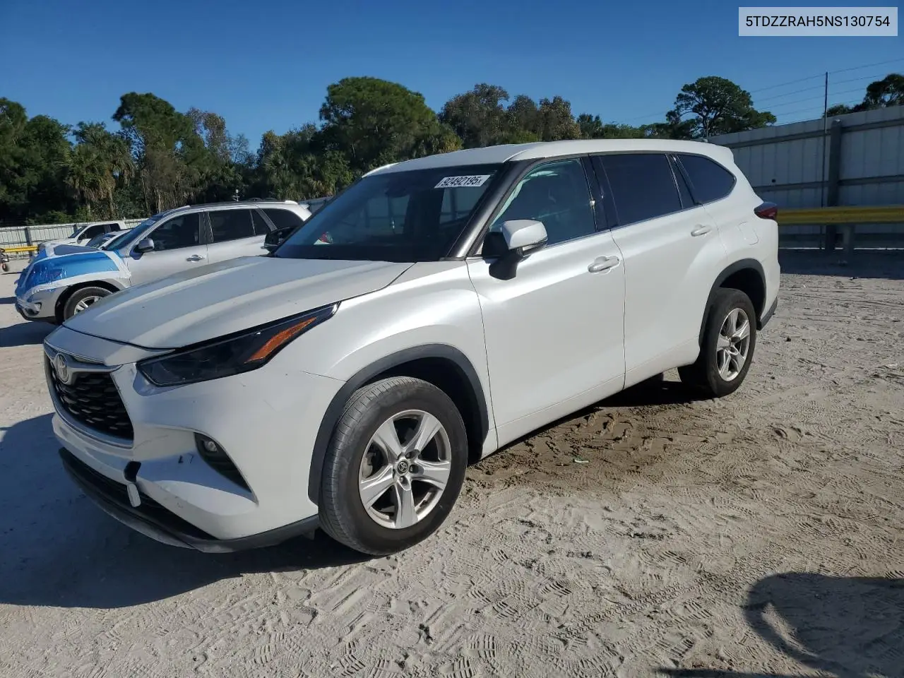 5TDZZRAH5NS130754 2022 Toyota Highlander L
