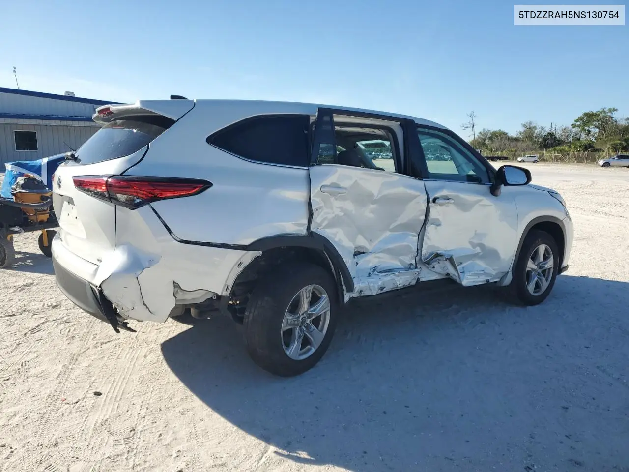 5TDZZRAH5NS130754 2022 Toyota Highlander L