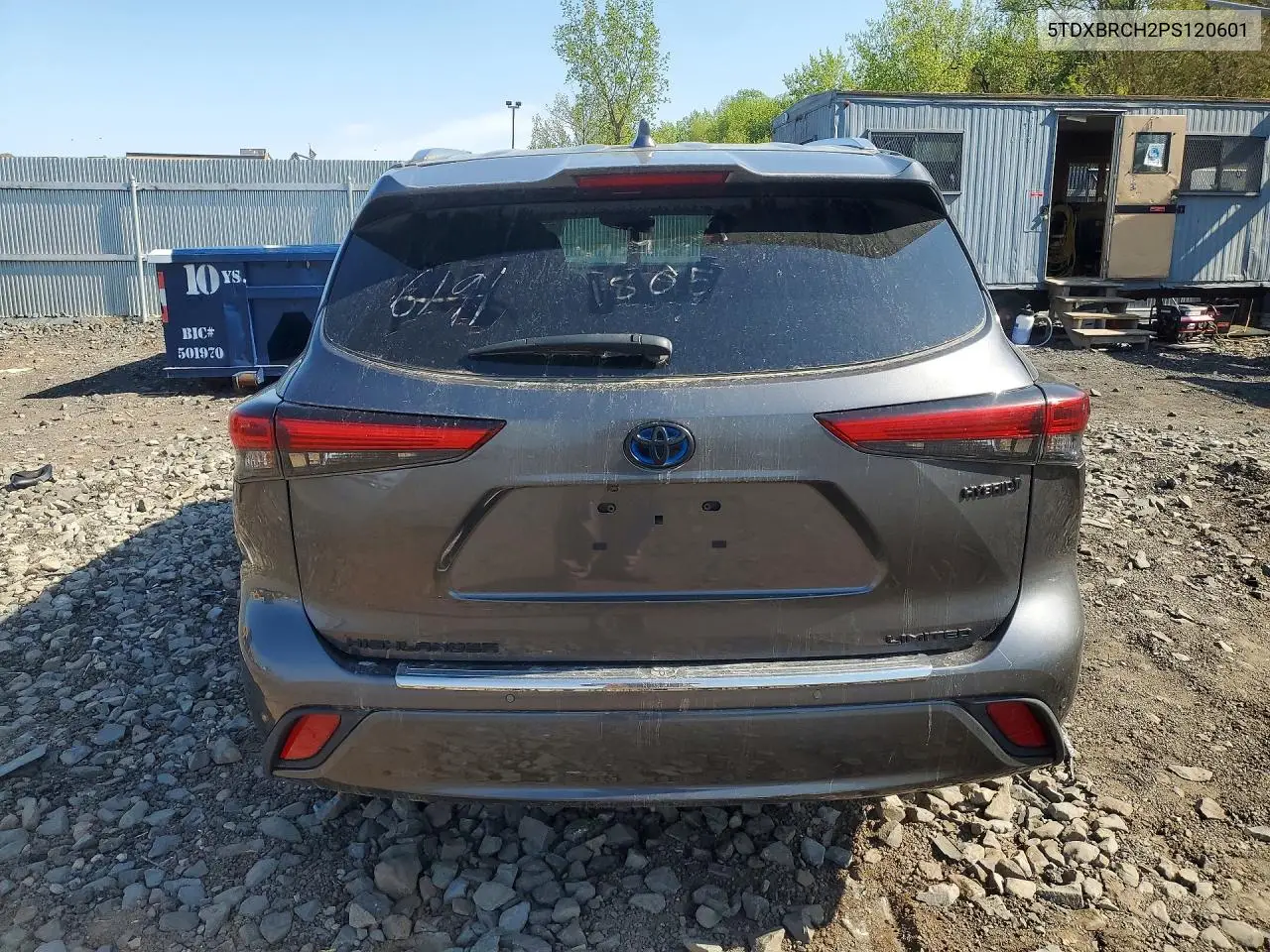 5TDXBRCH2PS120601 2023 Toyota Highlander Hybrid Limited