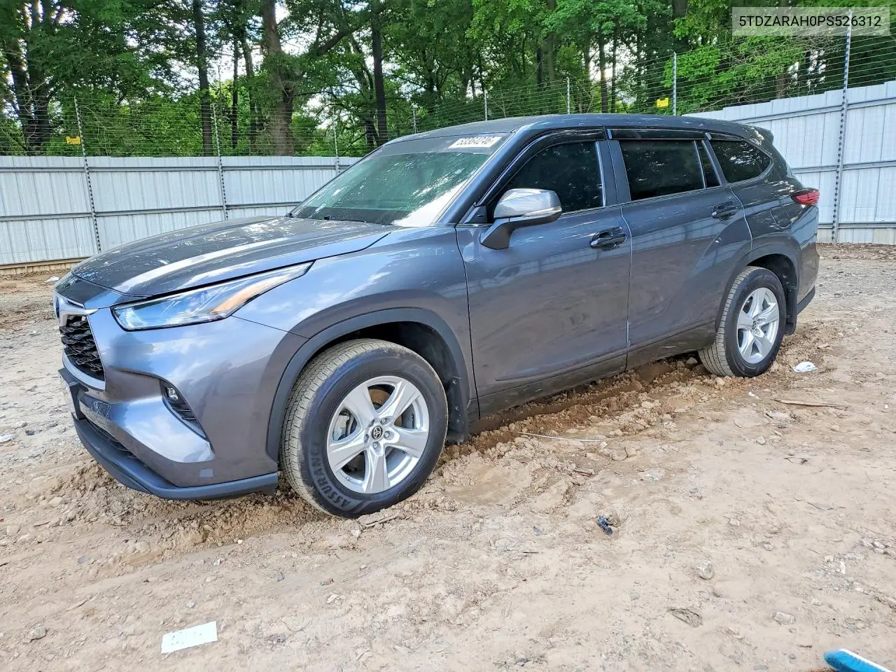 5TDZARAH0PS526312 2023 Toyota Highlander Hybrid Le