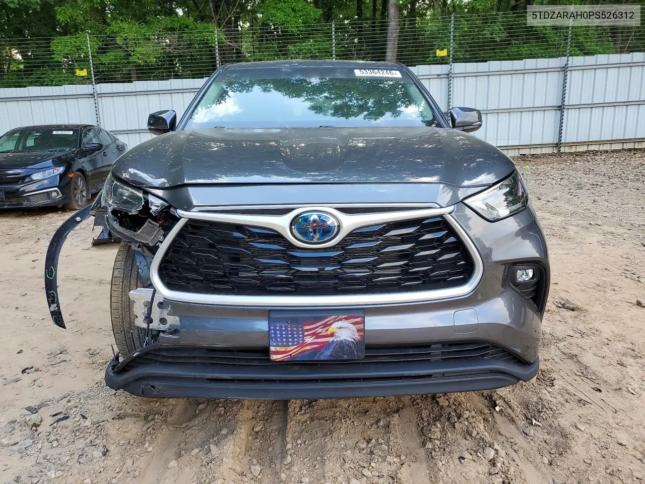 5TDZARAH0PS526312 2023 Toyota Highlander Hybrid Le
