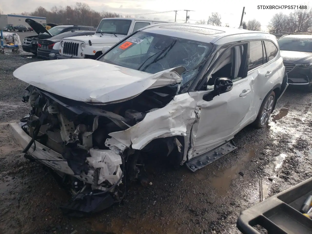 5TDXBRCH7PS571488 2023 Toyota Highlander Hybrid Limited