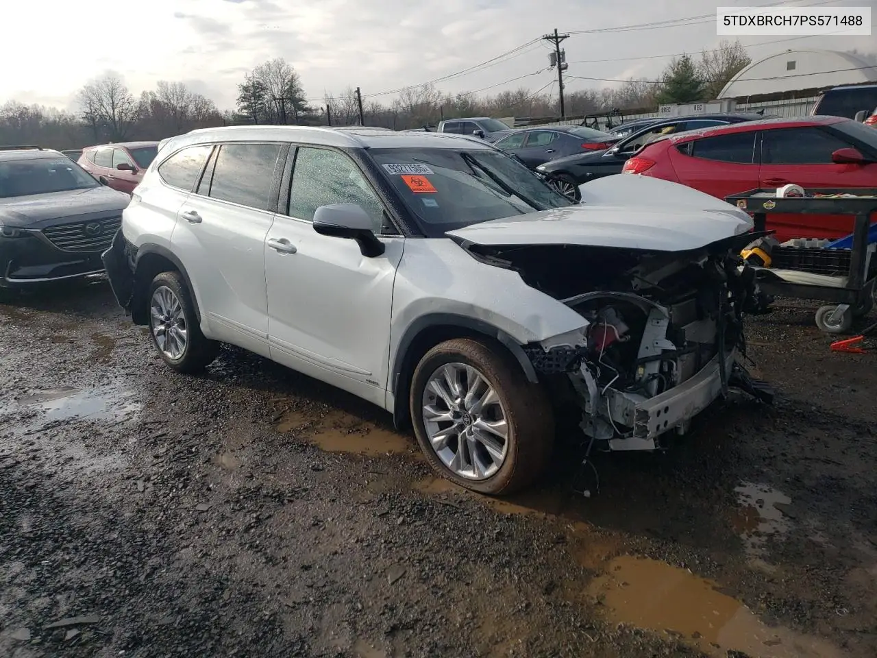 5TDXBRCH7PS571488 2023 Toyota Highlander Hybrid Limited