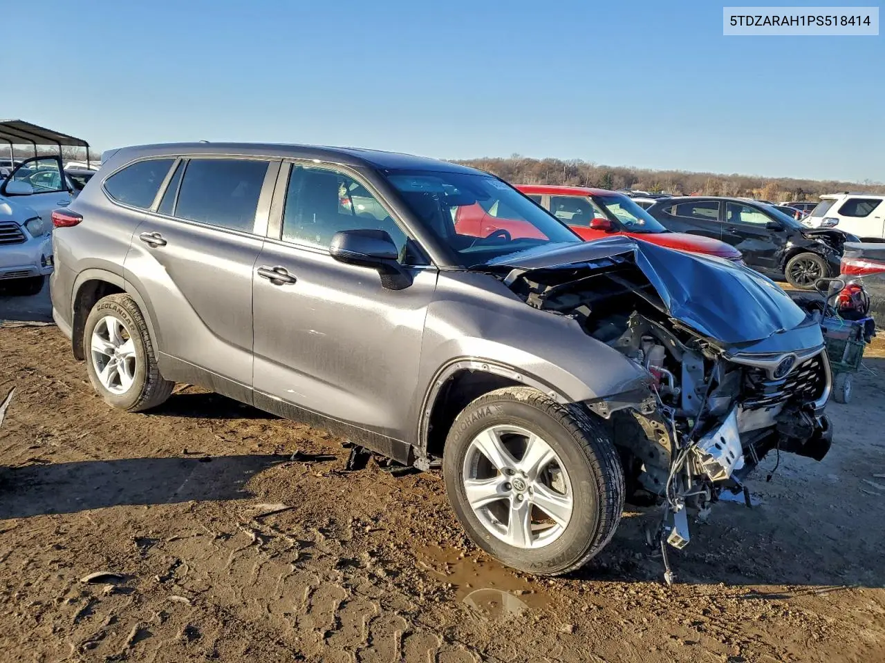 5TDZARAH1PS518414 2023 Toyota Highlander Hybrid Le