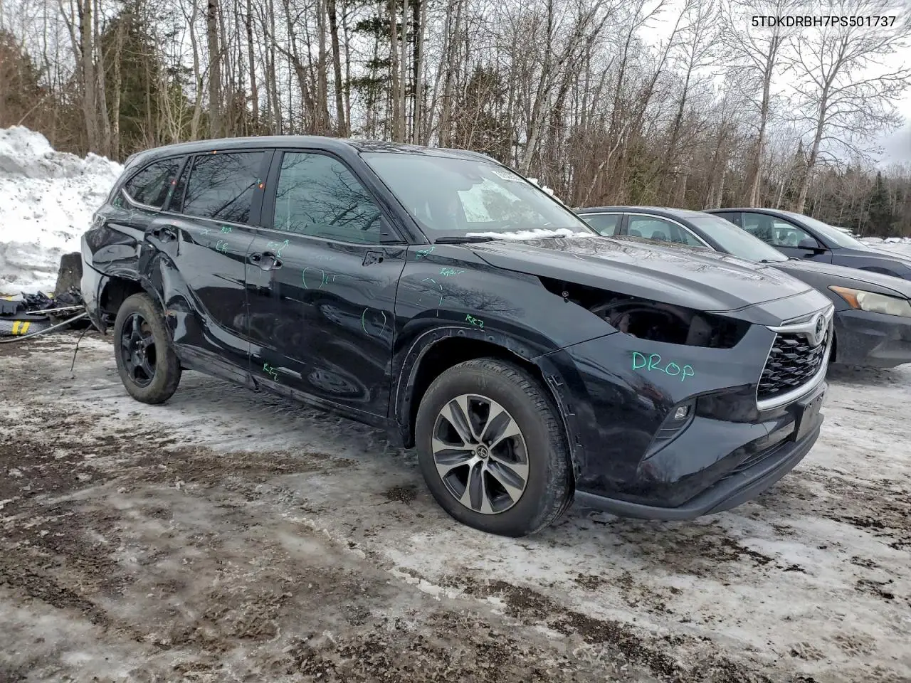 5TDKDRBH7PS501737 2023 Toyota Highlander L