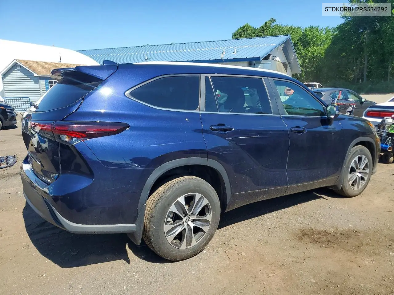 2024 Toyota Highlander Xle VIN: 5TDKDRBH2RS534292 Lot: 56070996
