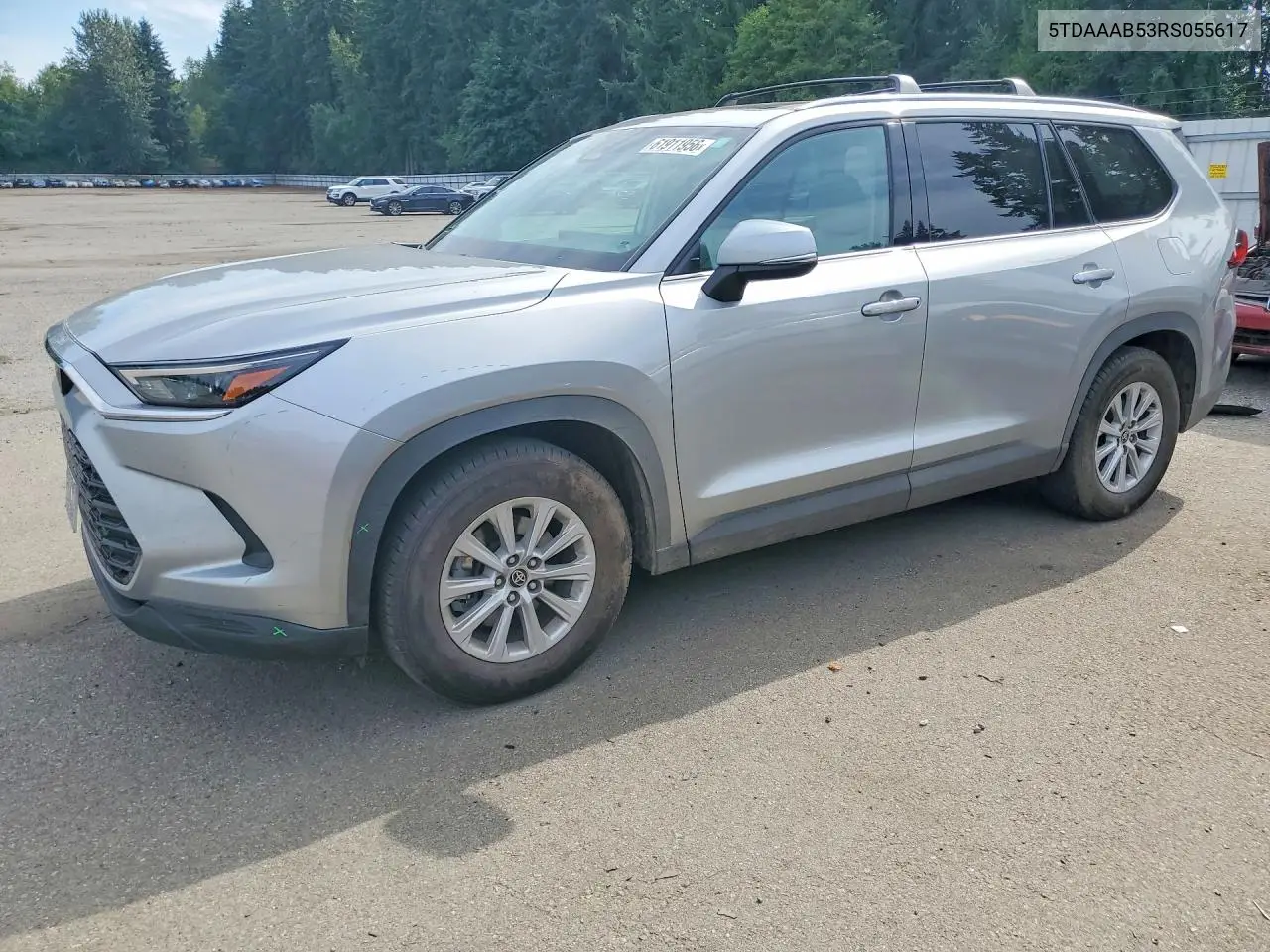 2024 Toyota Grand Highlander Xle VIN: 5TDAAAB53RS055617 Lot: 61911956