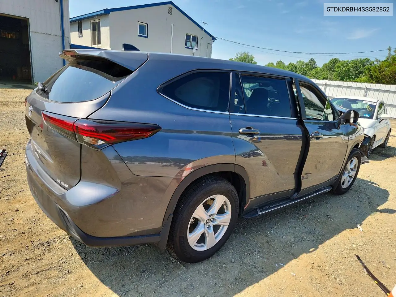 2025 Toyota Highlander Le VIN: 5TDKDRBH4SS582852 Lot: 61287126