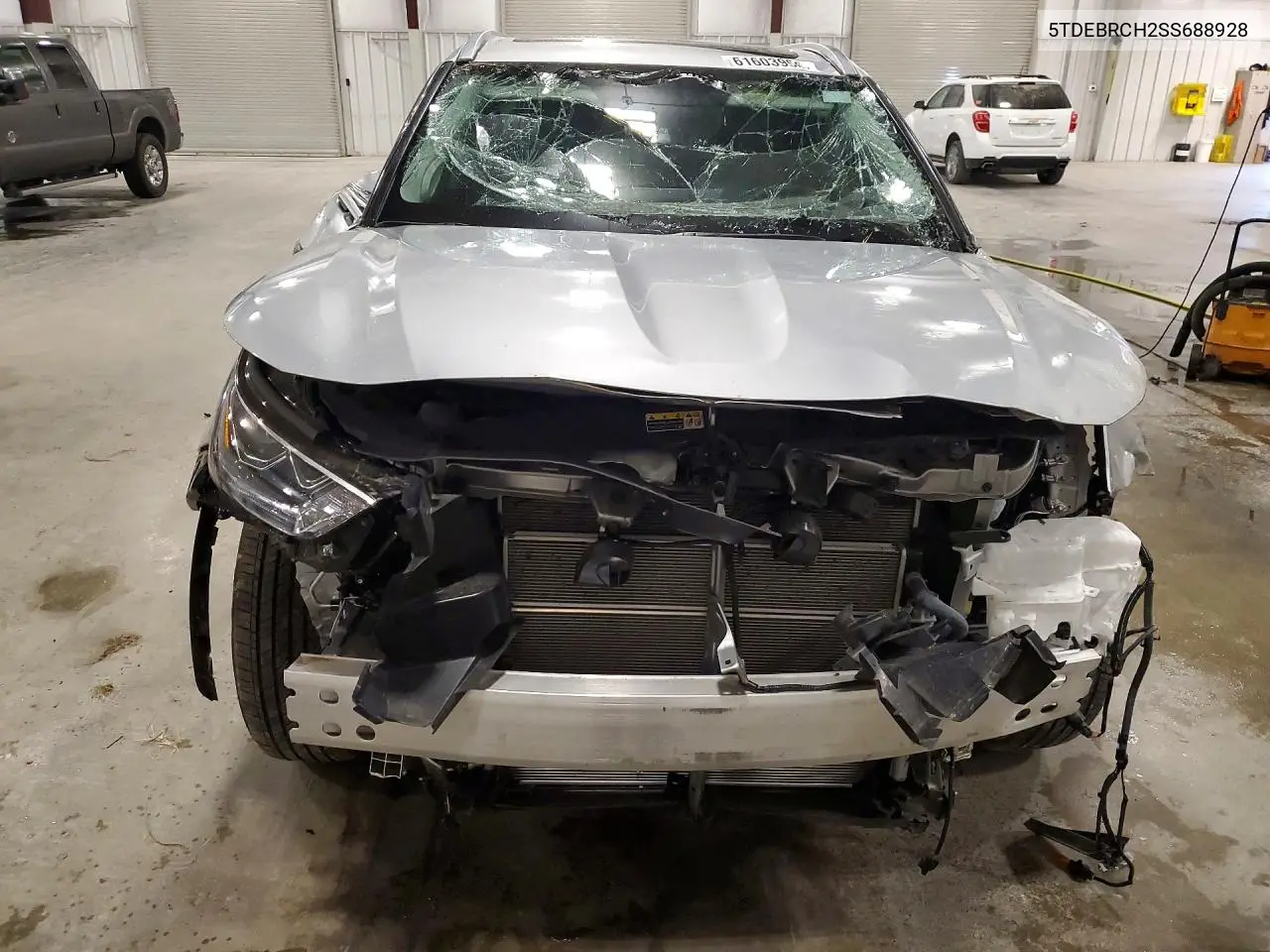 2025 Toyota Highlander Hybrid Platinum VIN: 5TDEBRCH2SS688928 Lot: 61603956
