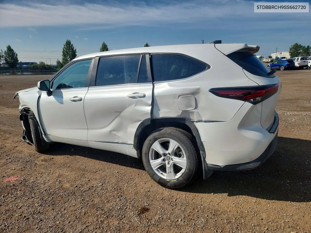 2025 Toyota Highlander Hybrid Le VIN: 5TDBBRCH9SS662720 Lot: 61627826