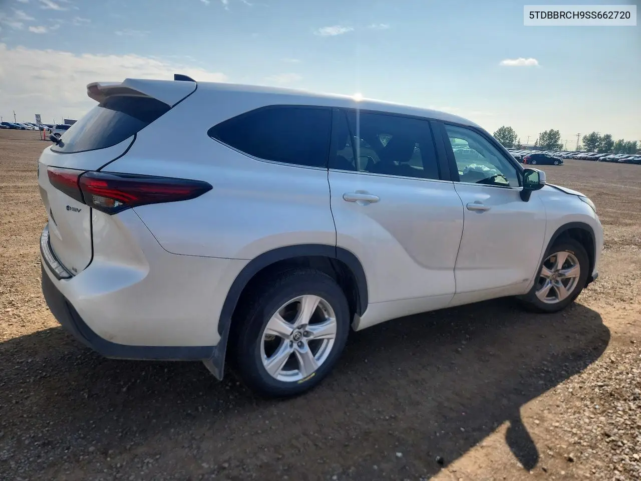 2025 Toyota Highlander Hybrid Le VIN: 5TDBBRCH9SS662720 Lot: 61627826
