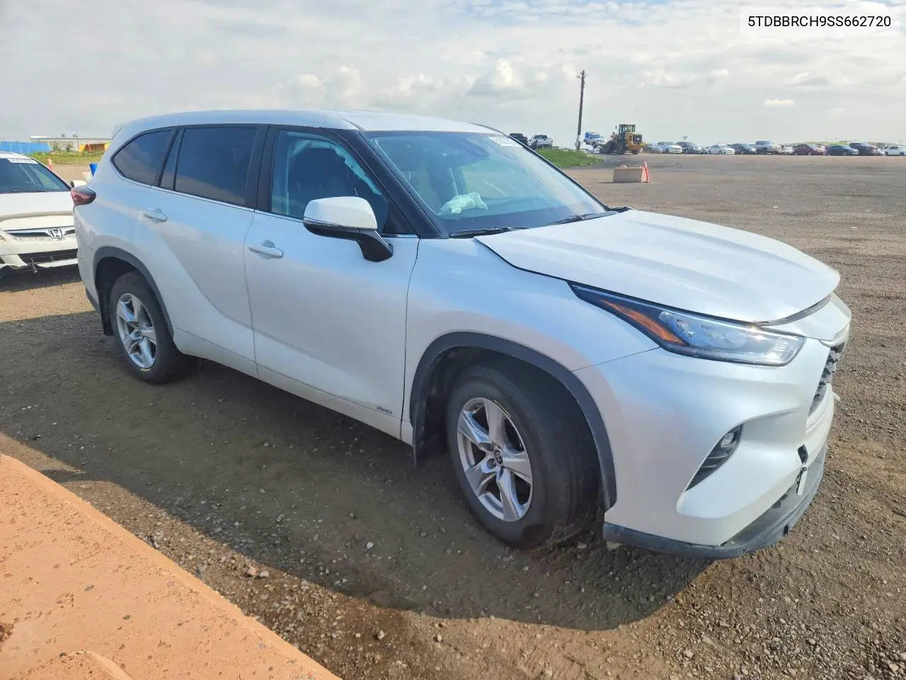 2025 Toyota Highlander Hybrid Le VIN: 5TDBBRCH9SS662720 Lot: 61627826