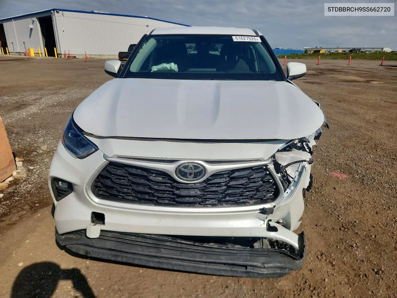 2025 Toyota Highlander Hybrid Le VIN: 5TDBBRCH9SS662720 Lot: 61627826