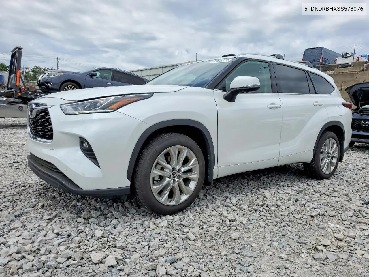 2025 Toyota Highlander Limited VIN: 5TDKDRBHXSS578076 Lot: 62123216