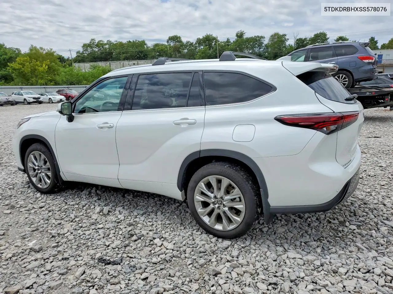 2025 Toyota Highlander Limited VIN: 5TDKDRBHXSS578076 Lot: 62123216