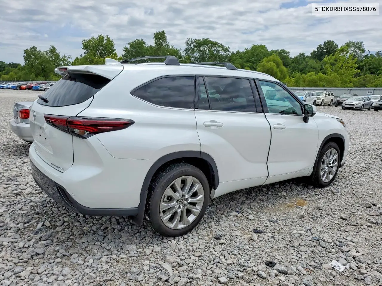 2025 Toyota Highlander Limited VIN: 5TDKDRBHXSS578076 Lot: 62123216