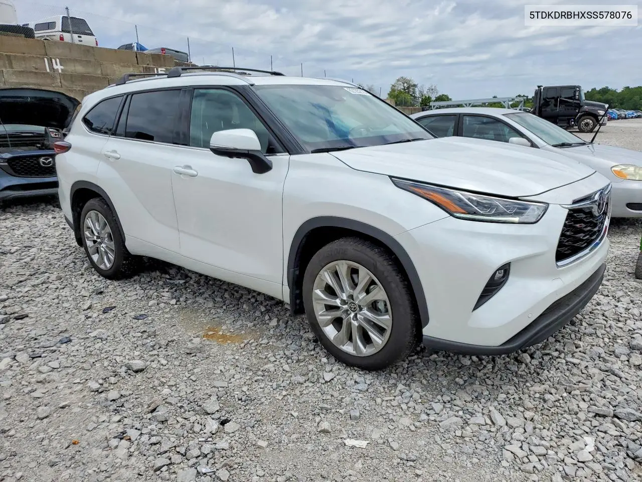 2025 Toyota Highlander Limited VIN: 5TDKDRBHXSS578076 Lot: 62123216