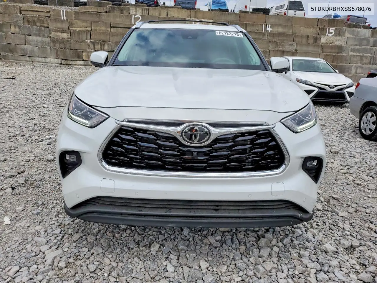 2025 Toyota Highlander Limited VIN: 5TDKDRBHXSS578076 Lot: 62123216