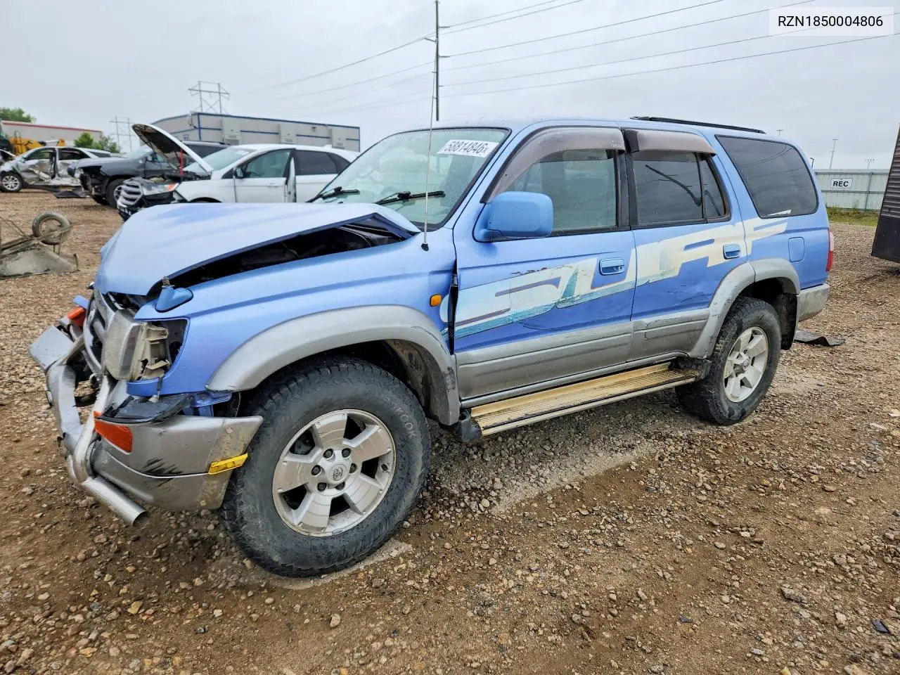1996 Toyota Hilux Surf VIN: RZN1850004806 Lot: 58814846
