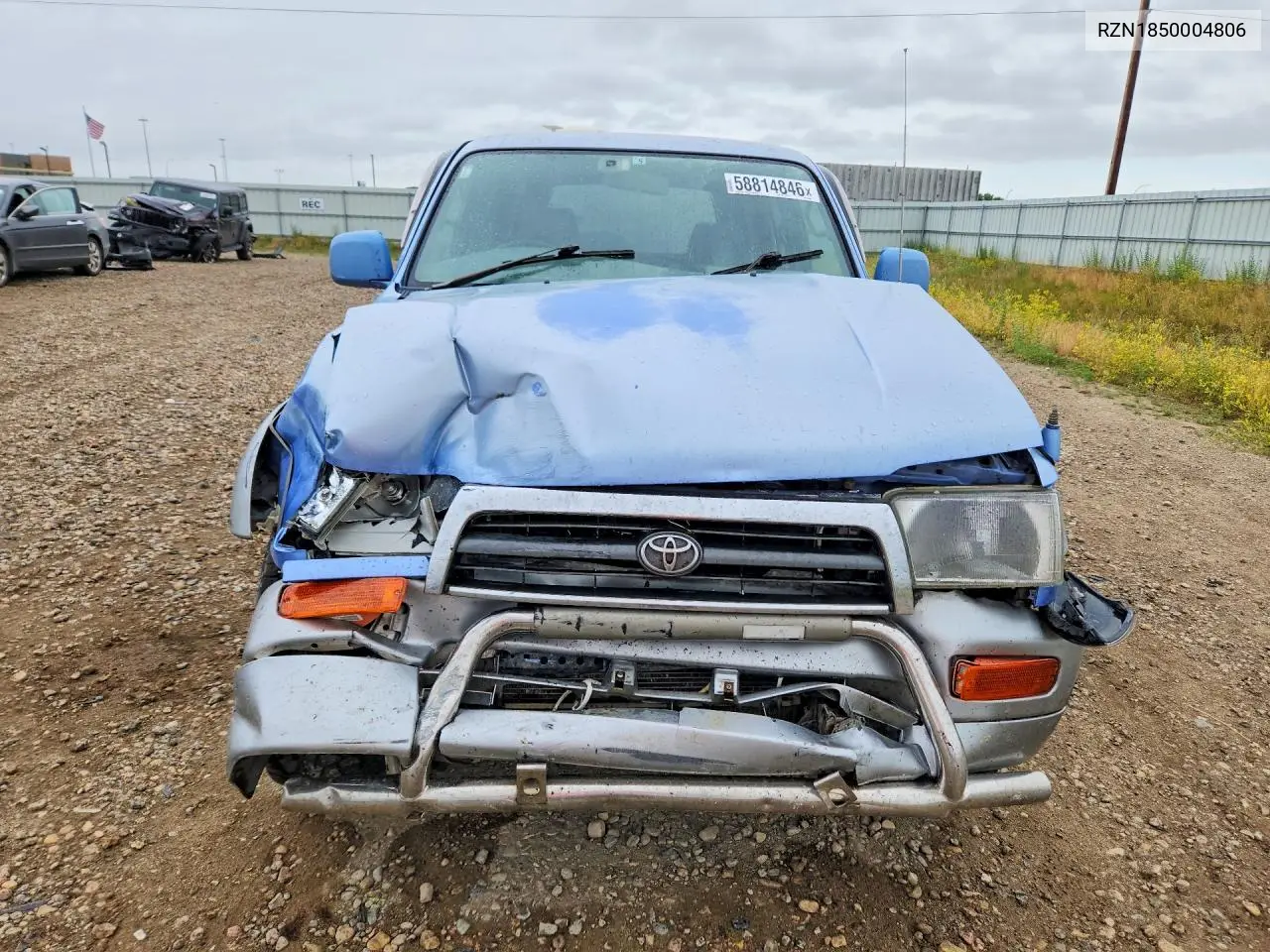 1996 Toyota Hilux Surf VIN: RZN1850004806 Lot: 58814846