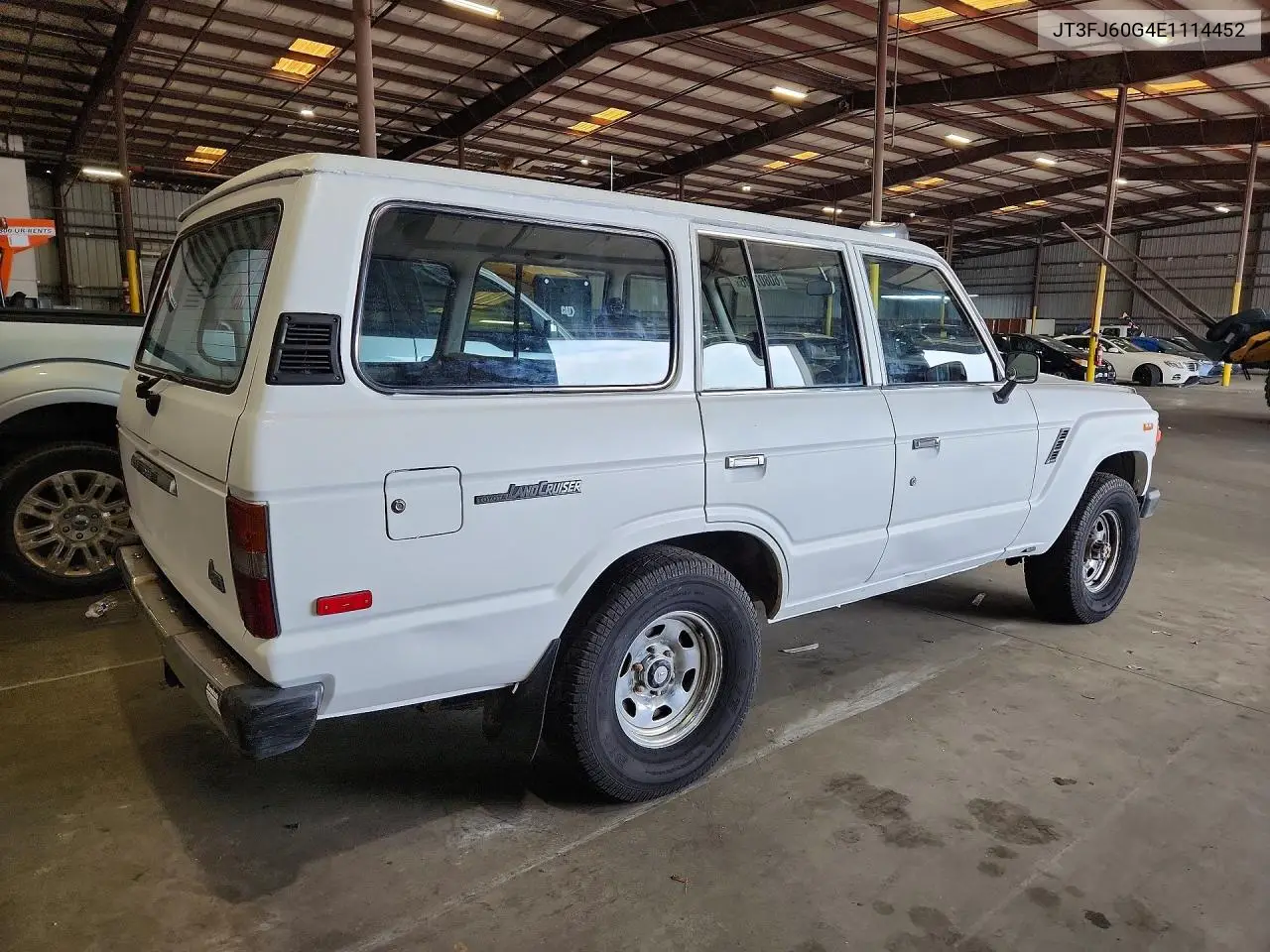 1984 Toyota Land Cruiser Fj60 VIN: JT3FJ60G4E1114452 Lot: 60807696