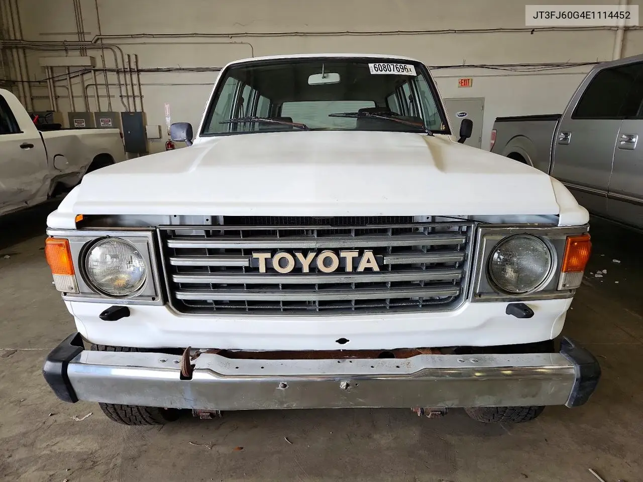 1984 Toyota Land Cruiser Fj60 VIN: JT3FJ60G4E1114452 Lot: 60807696