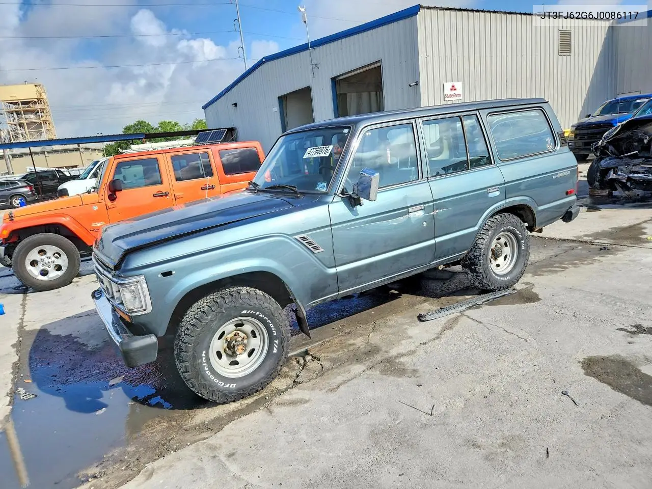 1988 Toyota Land Cruiser Base VIN: JT3FJ62G6J0086117 Lot: 47760976