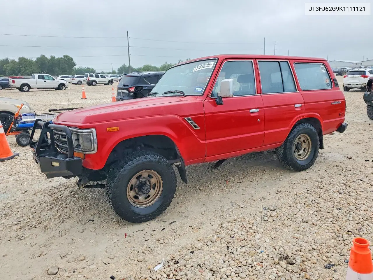 1989 Toyota Land Cruiser Fj62 Gx VIN: JT3FJ62G9K1111121 Lot: 51650206