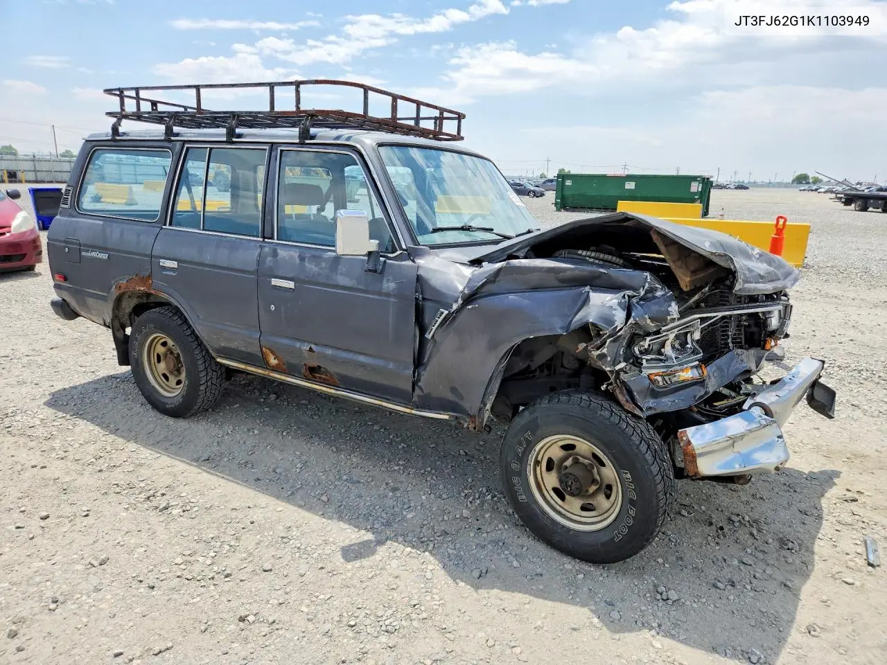 1989 Toyota Land Cruiser Fj62 Gx VIN: JT3FJ62G1K1103949 Lot: 57970266