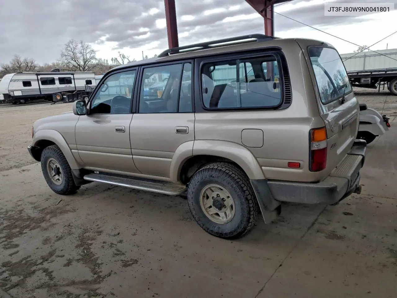 1992 Toyota Land Cruiser Fj80 VIN: JT3FJ80W9N0041801 Lot: 98448135