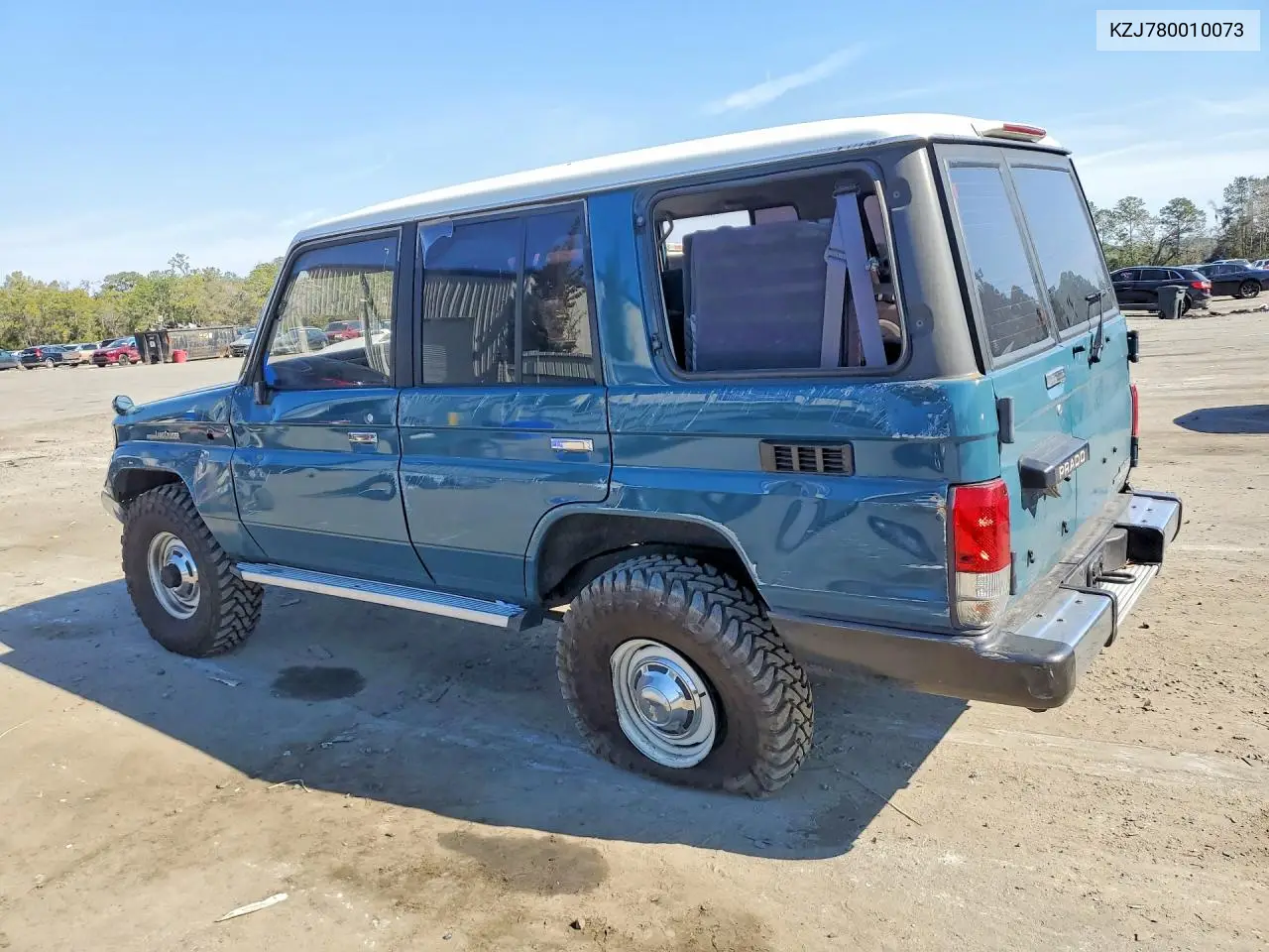 1993 Toyota Land Cruis VIN: KZJ780010073 Lot: 76450275