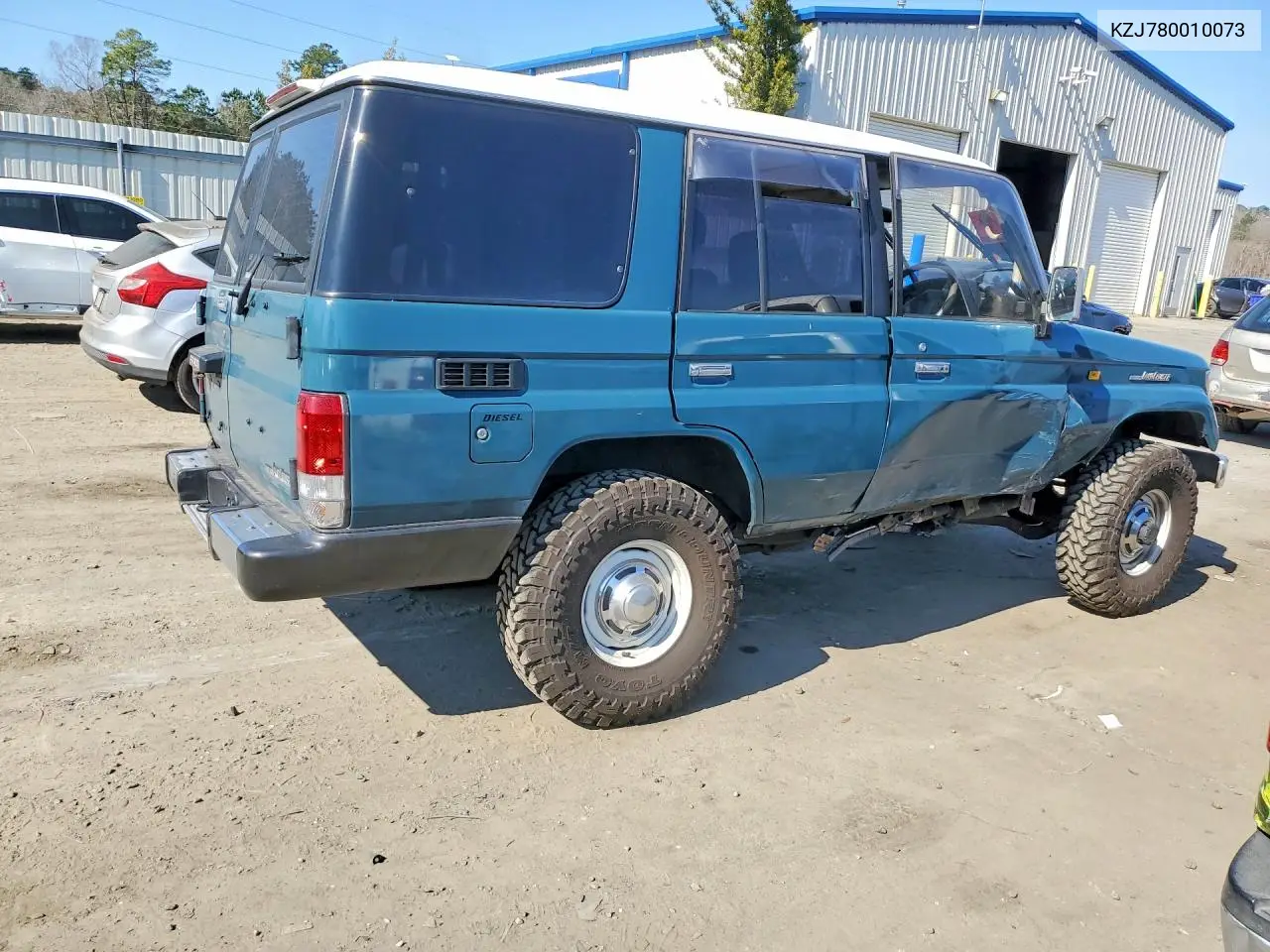 1993 Toyota Land Cruis VIN: KZJ780010073 Lot: 76450275