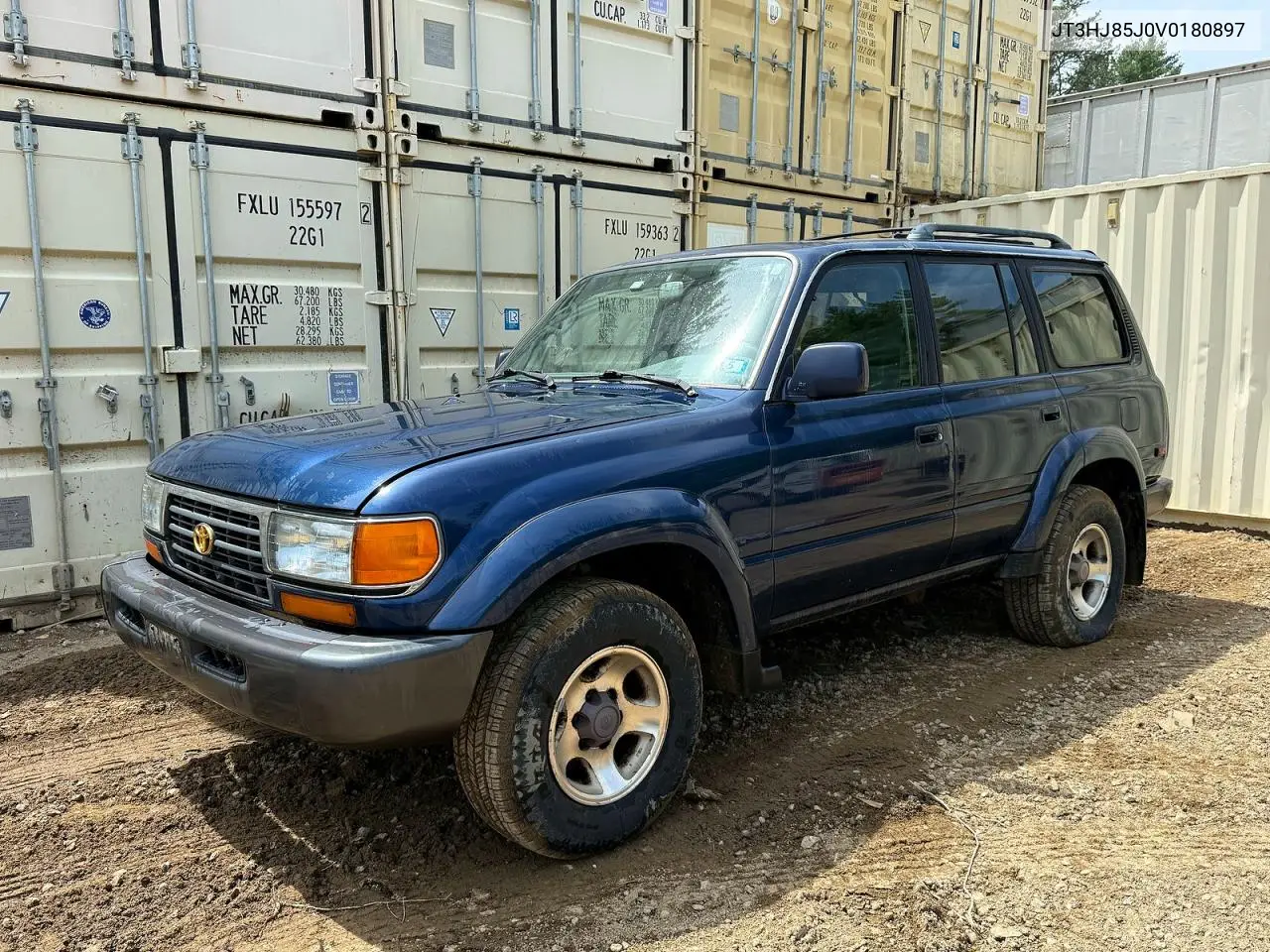 1997 Toyota Land Cruiser Hj85 VIN: JT3HJ85J0V0180897 Lot: 55885246