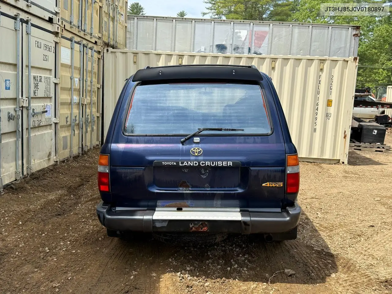 1997 Toyota Land Cruiser Hj85 VIN: JT3HJ85J0V0180897 Lot: 55885246